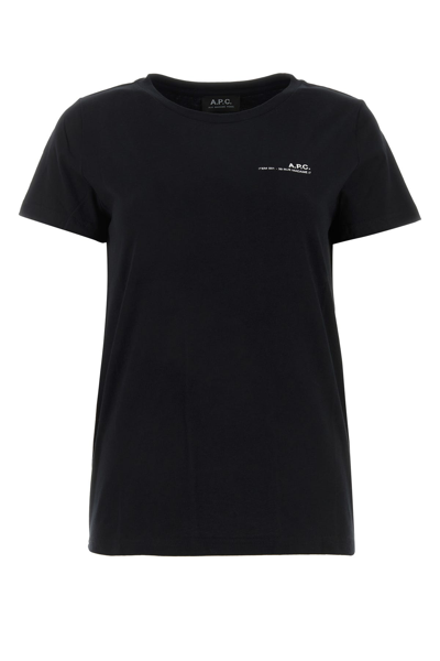 Apc T-shirt-s Nd A.p.c. Female In Black