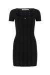 Alexander Wang T Women's Pointelle Square-neck Minidress