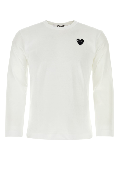 Comme Des Garçons Play T-shirt-xl Nd Comme Des Garcons Play Male In White