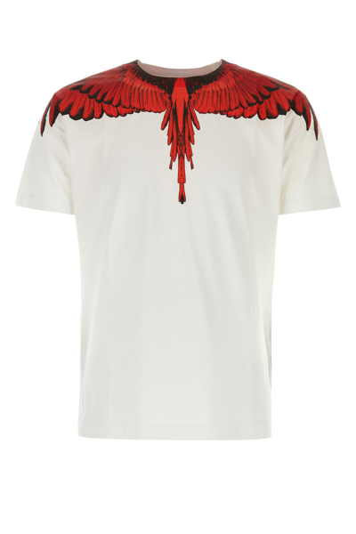 Marcelo Burlon County Of Milan Icon Wings Tee In White,red