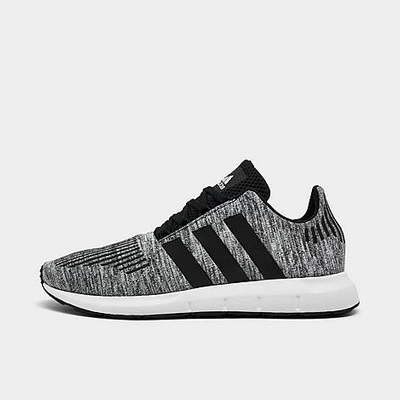 Adidas Originals Adidas Big Kids' Swift Run 1.0 Casual Shoes In Black/black/white
