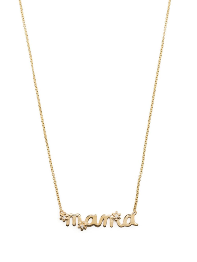 Sydney Evan 14kt Yellow Gold Mama Daisy Necklace