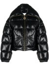 Patou Short Puffer Jacket In Black