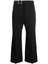 JIL SANDER BELTED CROPPED TROUSERS