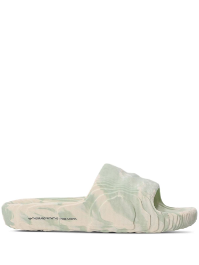 Adidas Originals Adilette 22 Slide Sandals In Light Green