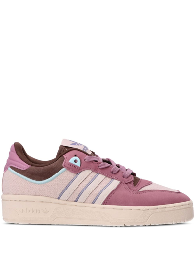 Adidas Originals Rivalry Logo-patch Sneakers In Pink