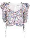 Isabel Marant Étoile Isabel Marant Etoile Organic Cotton 'galaor' Top In Mixed Colours
