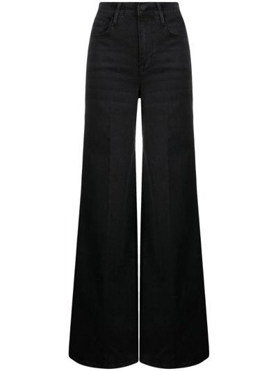 Frame The Boomerang High-rise Wide-leg Jeans In Kerry