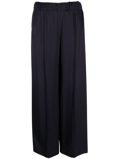 Jil Sander Wide-leg Trousers In Blue