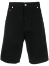 Kenzo Himawari Denim Shorts In Black