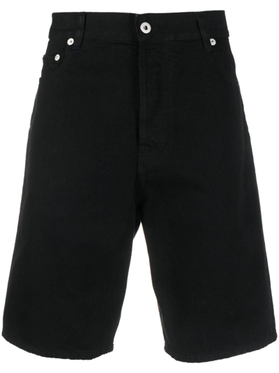Kenzo Himawari Denim Shorts In Black