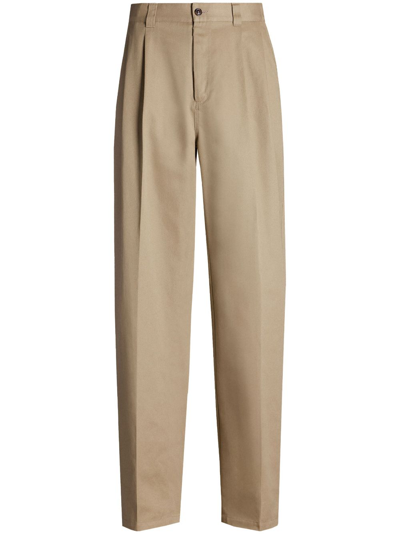 Maison Margiela X Pendleton Checked-yoke Wide-leg Trousers In Neutrals