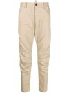DSQUARED2 TAPERED MID-RISE TROUSERS