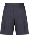 DOLCE & GABBANA ABOVE-KNEE LINEN TAILORED SHORTS