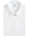 BROOKS BROTHERS B BY BROOKS BROTHERS MEN'S REGULAR FIT NON-IRON SOLID DRESS SHIRT