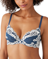 Wacoal Instant Icon Underwire Bra In Sargasso Sea/egret