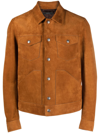 TOM FORD BROWN SINGLE BREASTED JACKET,LBI001LMS00420152173