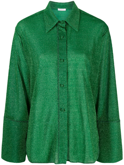Oseree Oséree Lumiere Sleeves Shirt Clothing In Green