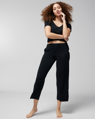 Soma Cool Nights Crop Pants In Black