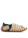 Suicoke Multicolor Futon-lo Sandals In Green
