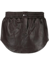 ATTICO THE ATTICO LEATHER MINISKIRT