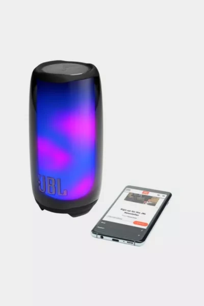Jbl Pulse 5 Portable Bluetooth Light Show Speaker In Black