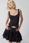 Urban Outfitters Uo Tulle Tutu Mini Skirt In Black