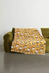 URBAN OUTFITTERS SANRIO GUDETAMA I CAN'T. SHORTS. SILK-TOUCH SHERPA THROW BLANKET IN YELLOW AT URBAN OUTFITTERS