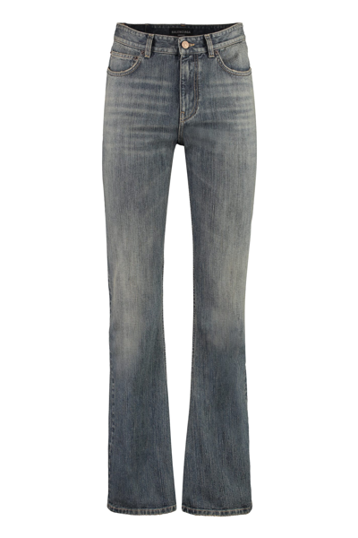 Balenciaga Rigid Bootcut Jeans In Denim