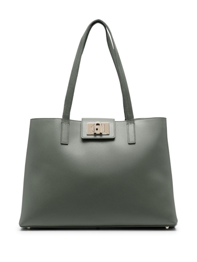 Furla 1927 Artemisia Tote Bag In Green