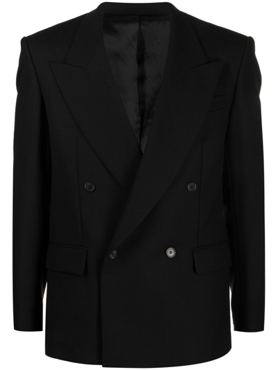 Filippa K Fred Double-breasted Button Jacket In Black