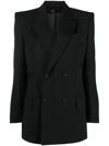 Filippa K Double Breasted Peacoat In Black