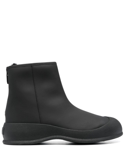 Bally Guard Matte Ankle Boots In Schwarz