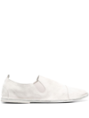Marsèll Round-toe Slip-on Leather Loafers In White