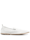 Marsèll Strasacco Slip-on Leather Loafers In Grey