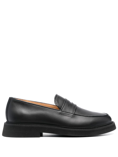 Apc Gael Loafers In Lzz - Black