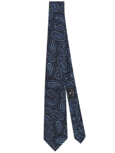 Etro Tie In Blue