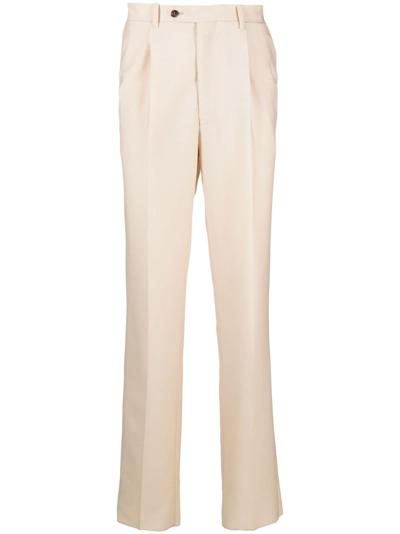 Bally Beige Straight Trousers In U149 Lido 23