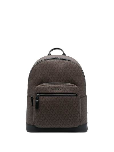 Michael Kors Hudson Rucksack Mit Logo In Brown