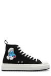 DSQUARED2 DSQUARED2 X SMURFS PATCH DETAILED SNEAKERS