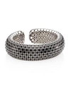 John Hardy Dot Medium Sterling Silver Flex Cuff