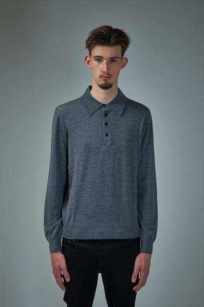 Tom Ford Cashmere Polo Shirt In Blue