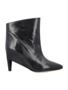 Isabel Marant Dylvee Wedge Pointed Toe Bootie In Black