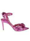 Ncub Woman Sandals Fuchsia Size 6 Textile Fibers In Fuchsia