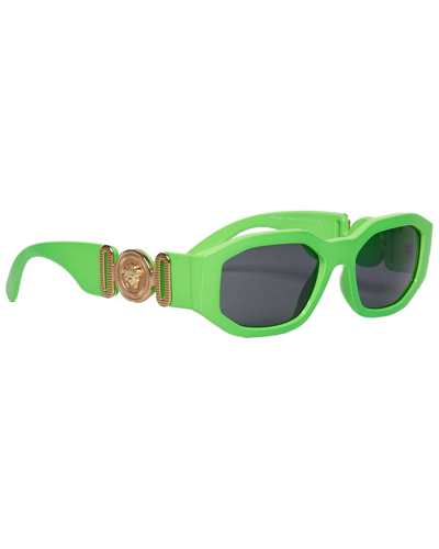 Versace Unisex Ve4361 53mm Sunglasses In Green