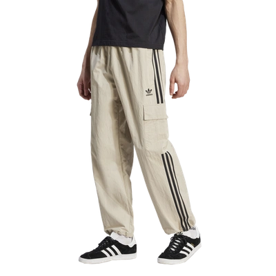 Adidas Originals Mens  3 Stripe Cargo Pant In Neutral