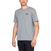 Under Armour Sportstyle Loose Fit T-shirt In Black/steel Light Heather