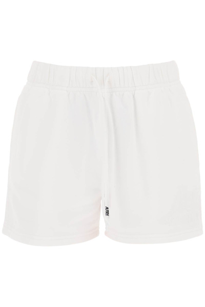 Autry Sweatshorts With Logo Embroidery In White