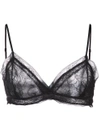 GIAMBATTISTA VALLI GIAMBATTISTA VALLI SHEER LACE BRA - BLACK,P17SVA10012127565