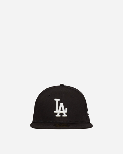 New Era La Dodgers Patch 59fifty Cap In Black